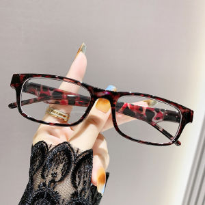 +100 to +400 Anti Blue Light Reading Glasses Women Men Small Black Leopard Print Frame Presbyopia glasses Mens Round Face Elderly Glasses Womens Presbyopia Reading Glasses With Grade