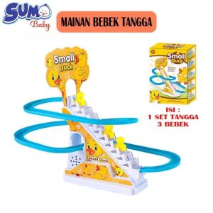 Mainan Edukasi Anak Bayi Bebek Tangga Seluncur Musik Lampu Small Duck Track Seluncuran Musikal