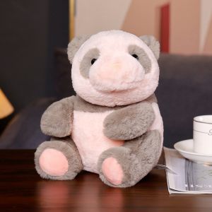Kawaii Panda Cub Plush Toys Cute Pink Panda Bears Plushie Doll Stuffed Animal Toy For Kids Best Birthday Gift