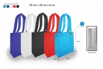Non-Woven Fabric Gift Bags Shopping Gift Goodie Bags Recycle Reusable Shopping Bags (10pcs)