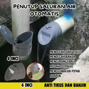 Tutup Saluran Pipa 4 Inci Untuk Got Anti Tikus Back Flow Rucika