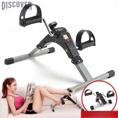 Gấp Xe Đạp Mini Xe Đạp Tập Thể Dục Tại Nhà Cao Cấp Có Đồng Hồ Đếm Số Điện Tử Tiện Lợi