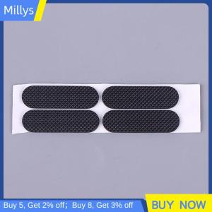 Millys 4PCS Black Rubber Feet Thickness 1.8mm Anti-slip Self-adhesive Silicone Shockproof Protective Pad For Keyboard Base Cabinet