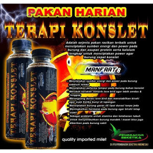 Pakan Terapi Konslet pakan racikan terbaik untuk menciptakan sumber energi