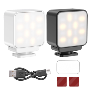 Lightweight Action Camera Lighting Solution Fill Light for Pocket 3 Camera with Easy Magnetic Mounting