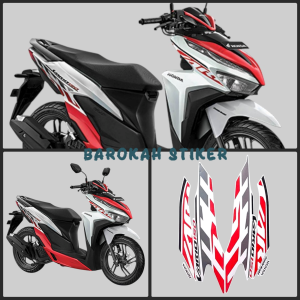 Striping Stiker Polet List motor Honda Vario 150 2020 2021 sporty putih stiker motor standar model original berkualitas terbaik termurah Barokah Sticker