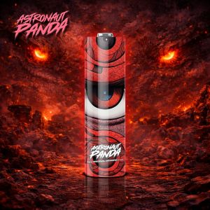 Astronaut Panda 18650 Battery Wrap (Sticker Type & Original Design)