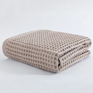 2/4 Pcs 100% Cotton Bath Towel Set for Child Super Absorbent Soft Bathroom Waffle Towel Solid Color Kitchen Clean Towels2026