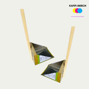 KAFIFI Recycled Lata Dustpan with Wooden Handle – 1pc – Heavy Duty Metal Dustpan for Home & Outdoor Cleaning
