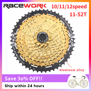 RACEWORK 10/11/12 Speed Cassette 11-42/46/50/52t MTB Bicycle Cassette 12V Freewheel for Mountain Bike Compatible SRAM Shimano
