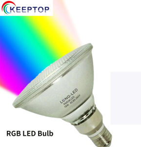 KEEP Classic Glass E27 PAR38 18W RGB led light lamp spotlight 85-265V Floodlight waterproof IP65 indoor/outdoor use automatic colour change Garden lamps outdoor lighting ceiling lights