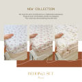 Dansunreve 100% Cotton Bedsheet 1200TC Breathable Floral Fittedsheet Single Queen King Super King. 
