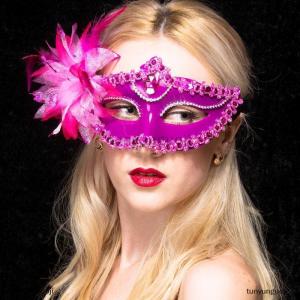 [COD] tunyunguoji หน้ากากเวนิสประดับเพชรสำหรับปาร์ตี้เต้นรำขนนกดอกไม้ชุดการแสดงเทศกาลเฉลิมฉลองงานแต่งงานหน้ากากผู้หญิงเซ็กซี่สวมหน้ากากคริสต์มาส