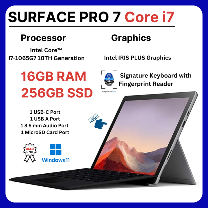 Microsoft Surface Pro 7, 6, 5, Core i5 i7 ORIGINAL KEYBOARD+(