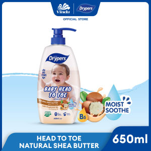 Drypers Baby Head to Toe 650ml - Suitable for newborn baby & above