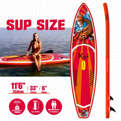 Inflatable Surfboard SUP Stand Up Paddle Board Kayak Water Yoga Board Beginner Adult Surfboard Portable Surfboard