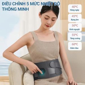 [Tặng 10 Túi Thảo Mộc] Đai massage cột sống cải thiện thoát vị thoái hóa cột sống gai cột sống hỗ trợ thẳng lưng
