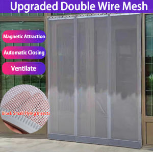 Wephoto chống muỗi rèm cửa lưới gạc tự hút cửa gạc mã hóa cửa thoáng khí và thông gió chống bay
