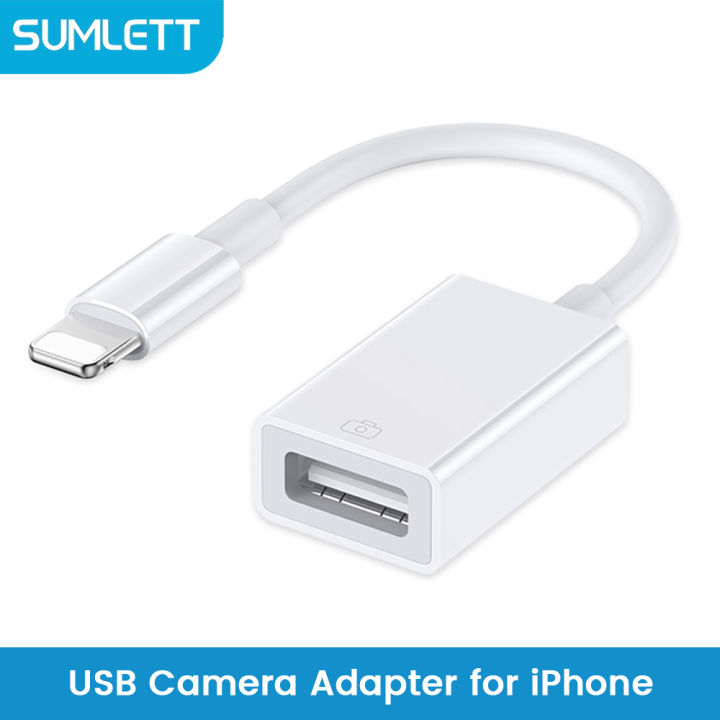 USB OTG Adapter for iPhone and iPadLightning to USB Camera Adapter