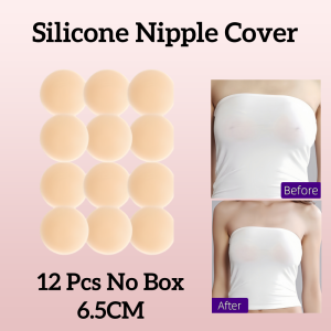 Silicone Nipple Cover With Box Reusable Women Petals Lift Invisible Bra Pasties Adhesive Bra Pads Sticker Patch 12PCS