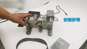 Hanson8 Electric Belt Sander Belt Sander Machine Variable Speed DIY Polishing Grinding Machine Metal Sander Tool Sharpening Machine K7M2P