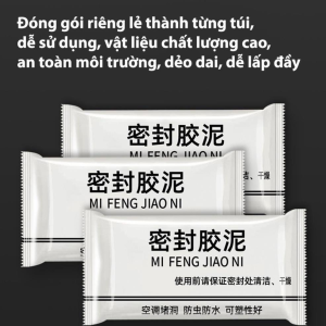 XI MĂNG DẺO BỊT TƯỜNG CHỐNG THẤM MI FENG JIAO NI | SET 20 GÓI KEO VÁ NỨT TƯỜNG TRÁM KHE HỞ