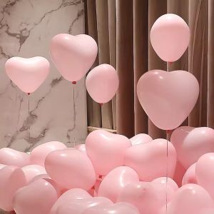25PCS Set 12inch macaroon balloon pastel latex balloon I love you heart balloon birthday wedding valentines day decorations  anniversary party decorations