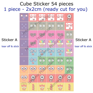 Sticker for Kids Number Blocks Sticker Alphabet Number Stickers Numberblocks Stiker Kanak Kanak Mainan Sticker