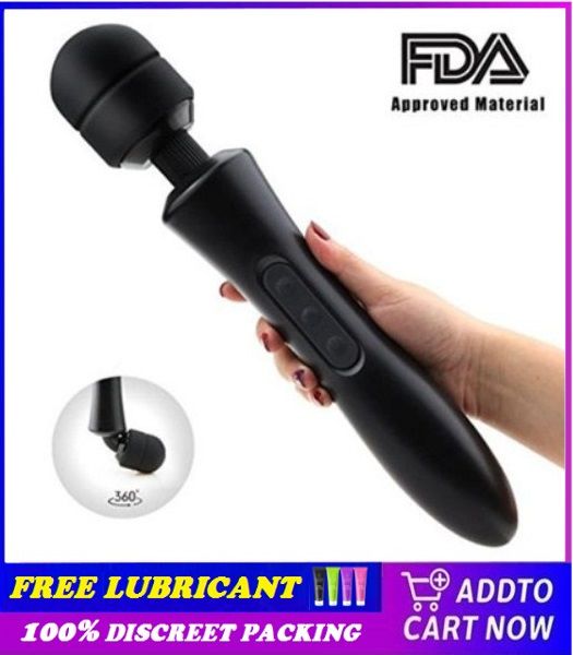 Happy House Premier FDA Large 20 Multi Modes Strong Vibration Rechargeable Av Vibrator Massager Sex Toy For Women Lazada