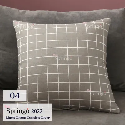 SPRINGO Cushion Cover 40CM/45CM Throw Pillow Case Sofa Cushion Cover Home Decor Sarung Bantal Sofa Living room decor BZ#1