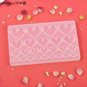 WP💓💛💖 DIY Love Heart Silicone Mold 3 Size Pendant Casting Molds for Handmade Resin Jewelry Craft Home Decor