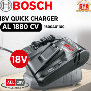SYK Bosch 18V PBA 18V 4.0Ah 1600A011T8 AL1880CV 1600A011UO Home Garden Lithium-lon Rechargeable Battery Quick Charger