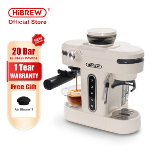 เครื่องชงกาแฟ20Bar HiBREW แบบ2 In 1กึ่งเครื่องทำกาแฟอัตโนมัติลาเต้และนมคาปูชิโน Frother บาริสต้าโปรสำหรับ H14ในบ้าน