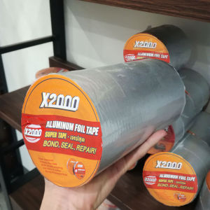 (Authentic) SUPER STRONG X2000 Aluminum Foil Tape Waterproof Waterproofing For Walls