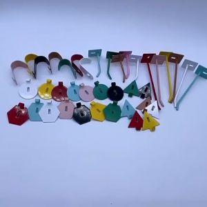 5Pcs Colorful Metal Pegboard Hooks Round Hole Slatwall Hanger Heavy Duty Display Hook Supermarket Retail Organizer Hook