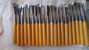 Hanson8 Woodworking Carving Root Carving Tea Tray Base Making Tool Blanking Chisel Set 9R3H1