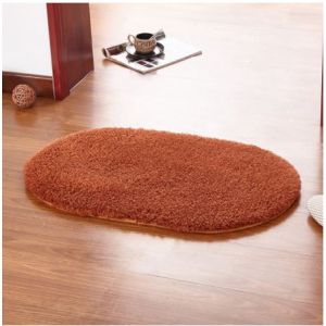Keset Kaki Bulu Bentuk Lonjong Keset Kaki Anti Slip Lonjong 4W46