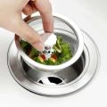 Dụng Cụ Lọc Rác Bồn Rửa Chén Bằng Thép Không Gỉ Có Núm Cầm Tiện Lợi - Lưới Lọc Rác - Nắp Lọc Rác Bồn Rửa Chén Bằng inox Tiện Dụng Cho Nhà Bếp/ Phòng Tắm. 