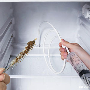 รูระบายน้ำอุดตัน ทำความสะอาดตู้เย็น รูระบายน้ำตู้เย็น เครื่องมือทำความสะอาด Drain hole dredge