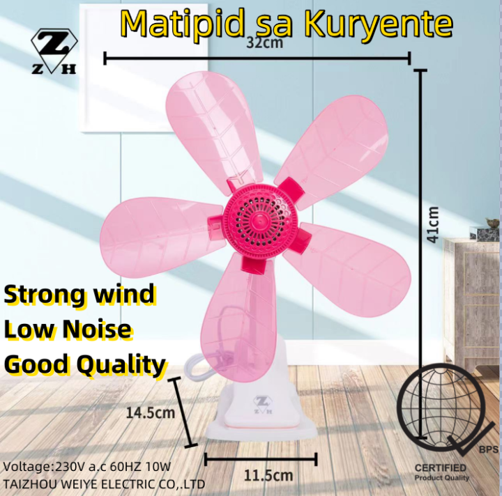 ZZH Clip fan 5 Blades fan Mini Electricfan Portable Table/Desk Fan Mini Fan