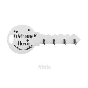 Creative Key Wooden Frame Wall Hanging Door Wall Decoration Room Decoration Wall Storage Hook