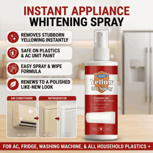 [Appliances White and Shiny] Plastic Yellowing Remover Spray Instant Oxidation Remover Appliance Shell Whitening and Brightening Magic Tool