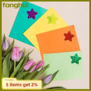 fanghui 500ชิ้น ม้วนสติกเกอร์ดาวสีสันสดใสสำหรับเด็กรางวัลโรงเรียนห้องเรียนสติกเกอร์โฮโลแกรมติดกาวสำหรับครูผู้ปกครองงานฝีมือ DIY