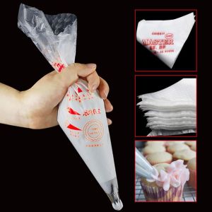 S9 100pcs Disposable Piping bag Icing Nozzle Fondant Cake Decorating Pastry Tips Tools cake tools(big size)