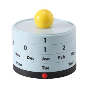 Innovative Rotating Perpetuals Calendar With Eye Catching Ball Design For Office And Home Desktop Space Unique Decors