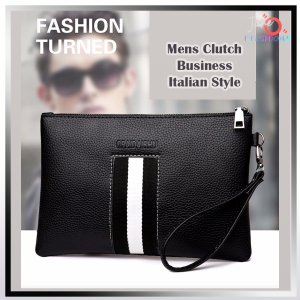 Hand Bag Pria Clutch Kulit PU Premium Leather Mens Business Italian Style JOFW07