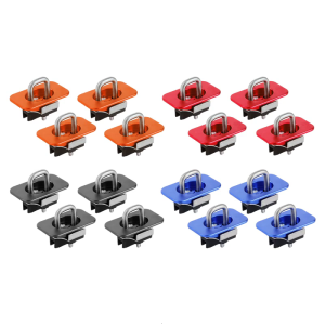 Four sturdy vehicle chassis protection clamps used for securing motorcycles racing cars or automobiles. The material i