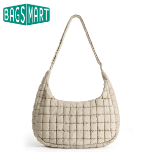 BAGSMART Crossbody Hobo Bag for Women Quilted Puffy Purses for Women Soft Fluffy Cute Shoulder Handbag for Daily Use2026