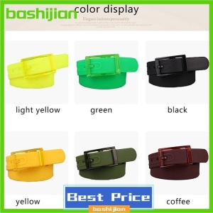 bashijian Loại kẹo thời trang nam và nữ những người yêu thích vành đai chung silica gel vành đai nhựa bảo vệ dị ứng vành đai bảo vệ môi trường