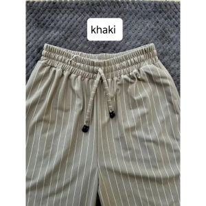 Cullote Pants - Celana Kulot Pinstripe -Celana Wanita Loose Basic - Celana Kulot Wanita